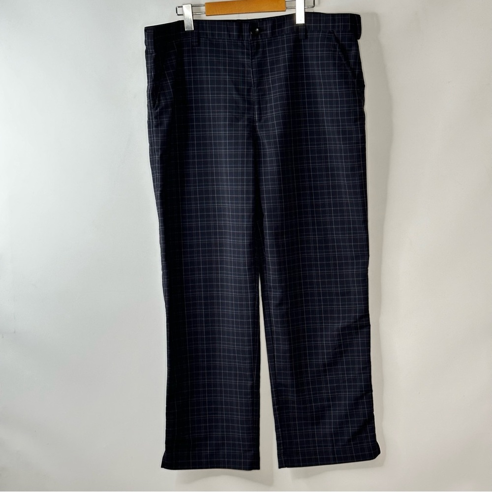 Under Armour Mens Golf Pants Plaid Performance Stretch Athletic Gray Size 40/30